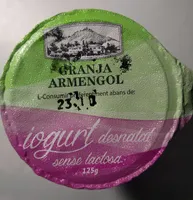 Iogurt Desnatat sense Lactosa