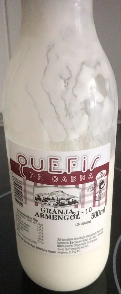 Quefir de cabra