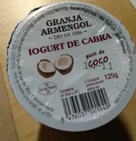 Iogurt de cabra gust de coco