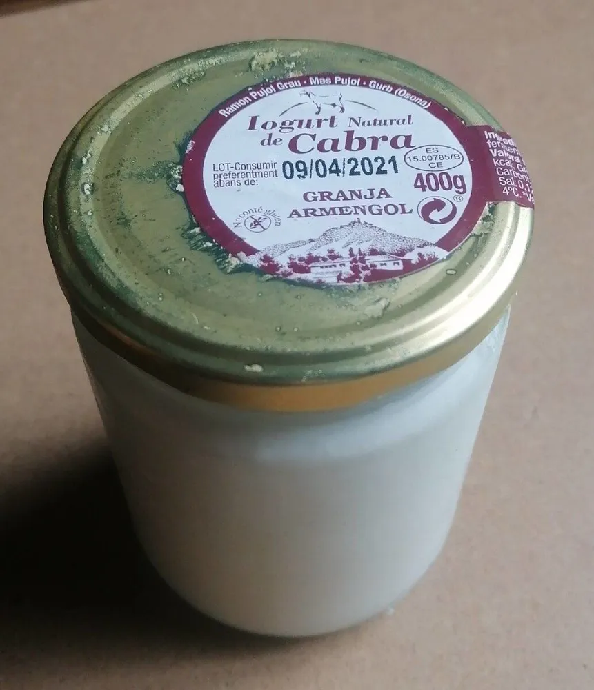 Iogurt natural de cabra