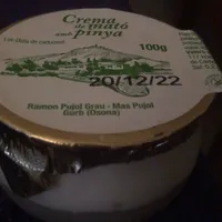 Crema de mató amb pinya