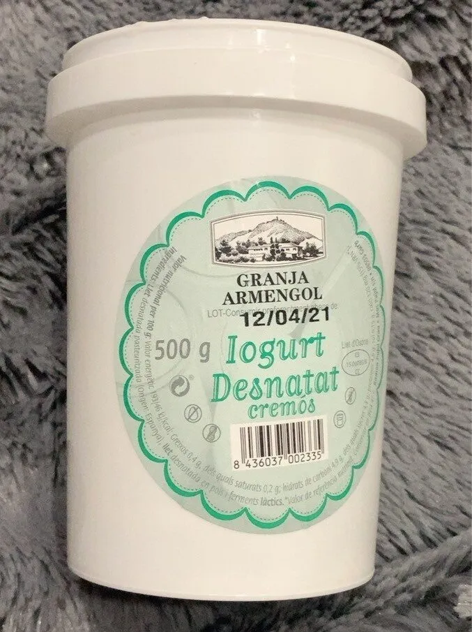 Yogur desnatado cremoso