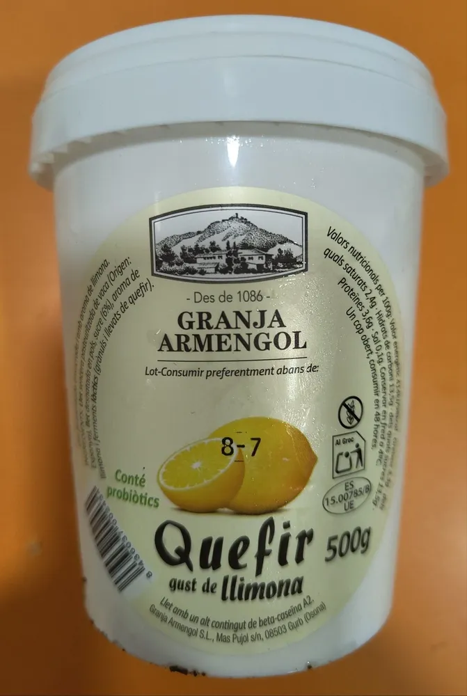 Quefir gust de llimona