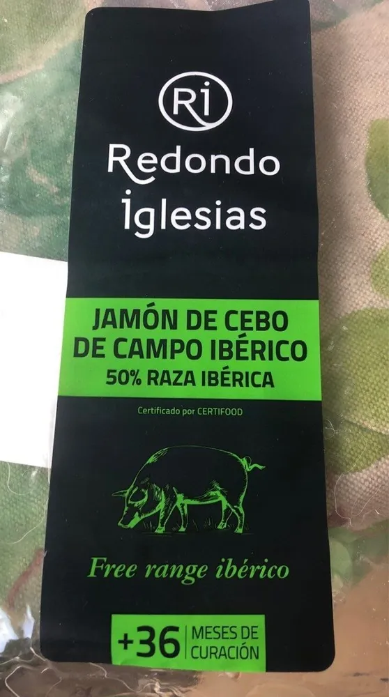 Jamón de cebo de campo ibérico