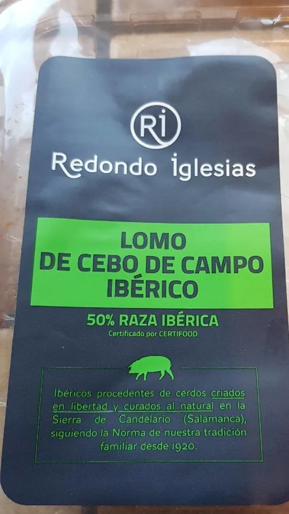 Lomo de cebi de campo ibérico