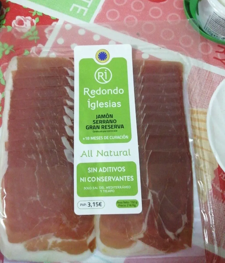 Jamón serrano Gran reserva