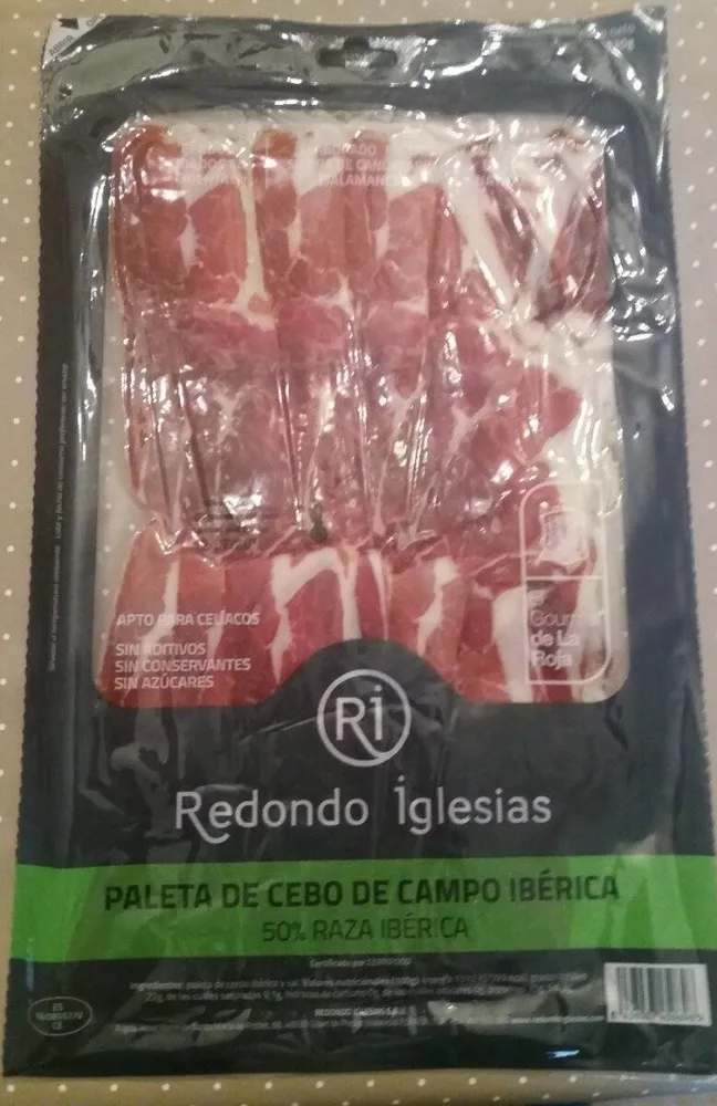 Paleta de cerdo de campo ibérica