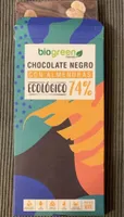 Chocolate negro con almendras eco 74%
