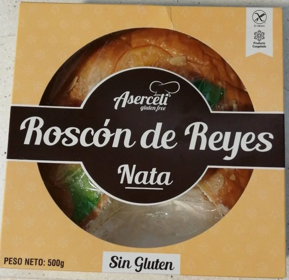 Roscón de Reyes con Nata sin gluten