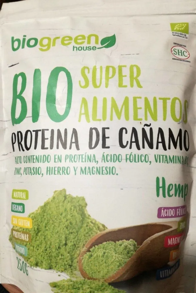 Bio super alimentos proteína de cañamo