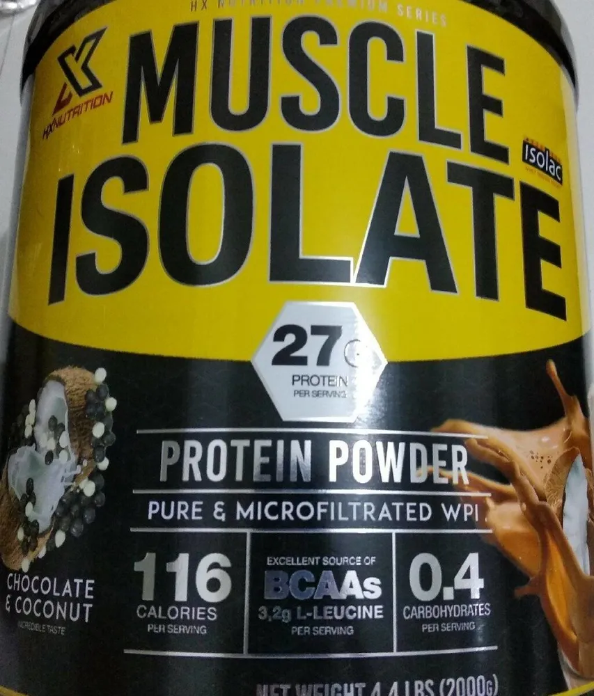 Muscle Isolate chocolate & coconut