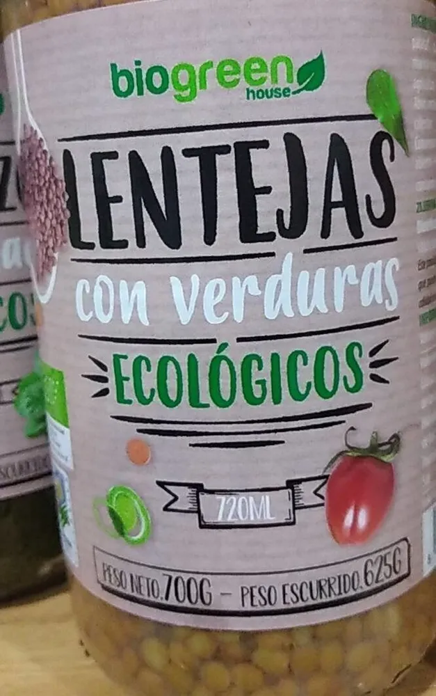 Lentejas con verduras