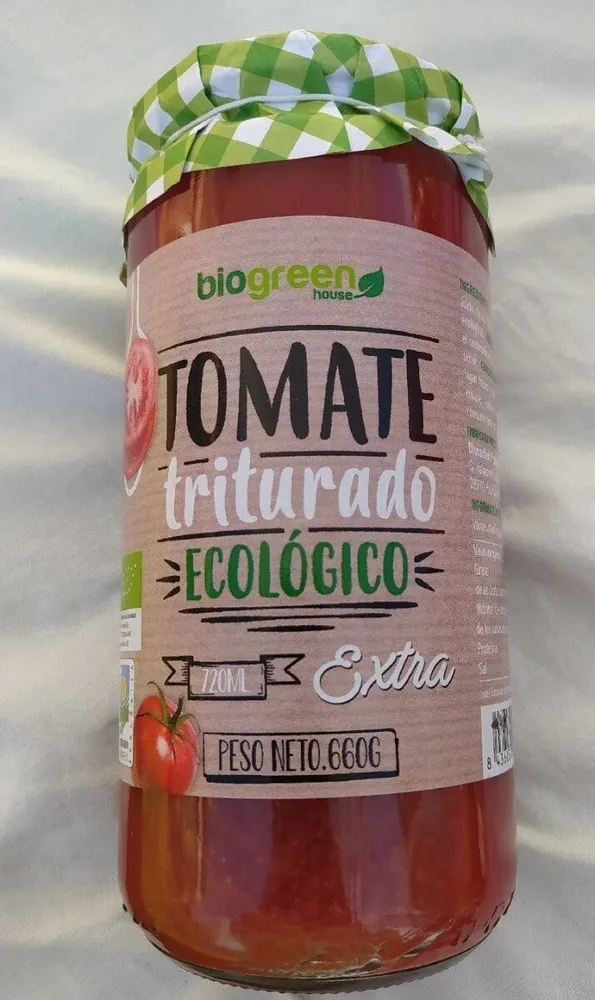 Tomate triturado ecológico