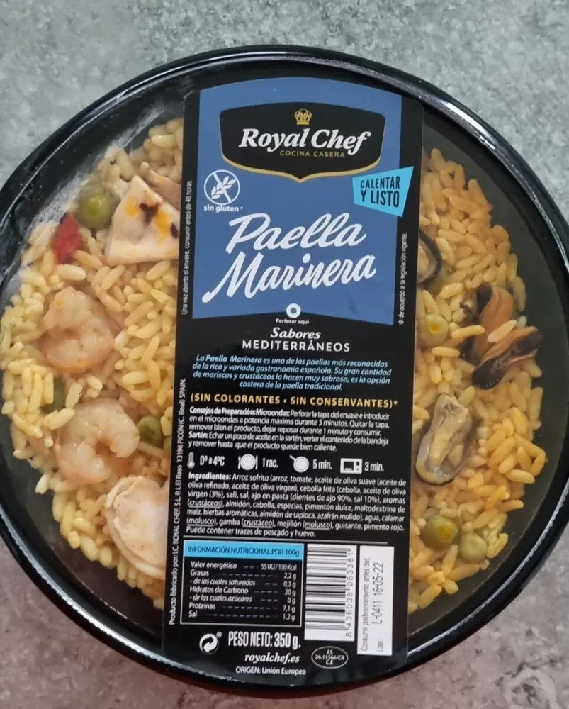 Paella marinière