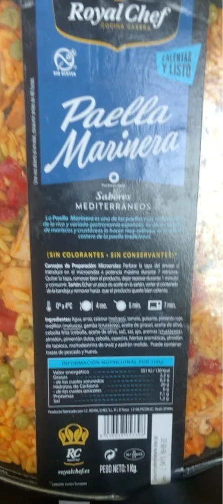 Paella marinera