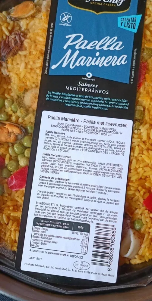 Royal Chef Paella Marinera