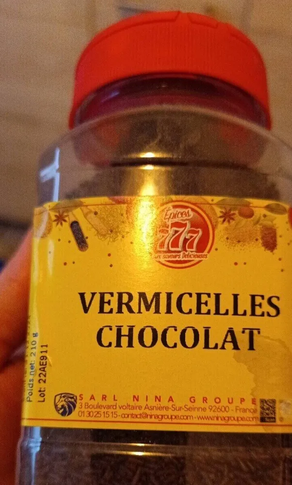 Vermicelles chocolat