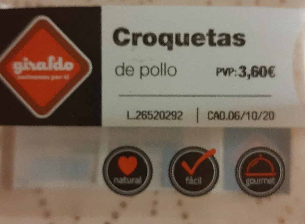 Croquetas de pollo