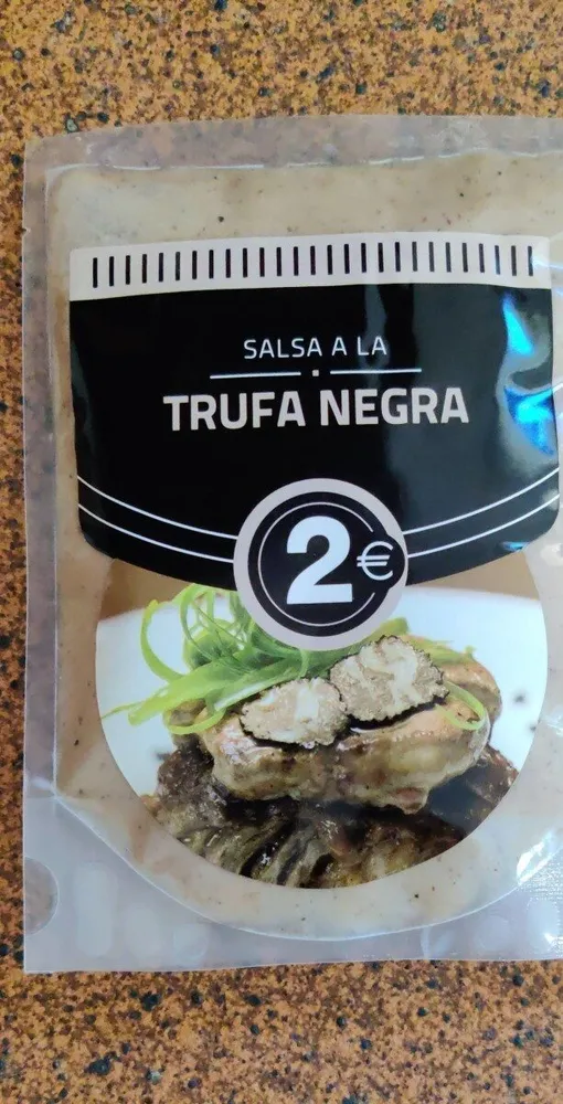 Salsa de trufa negra