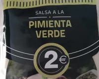 Salsa a la pimienta verde