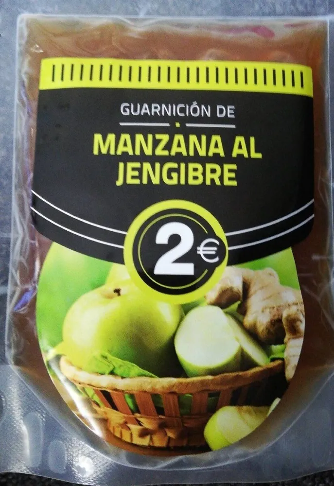 Guarnición de manzana al jengibre