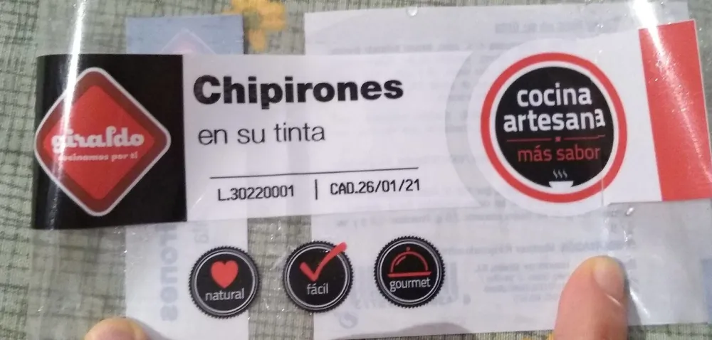 Chipirones en su tinta