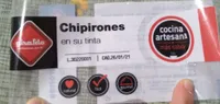 Chipirones en su tinta
