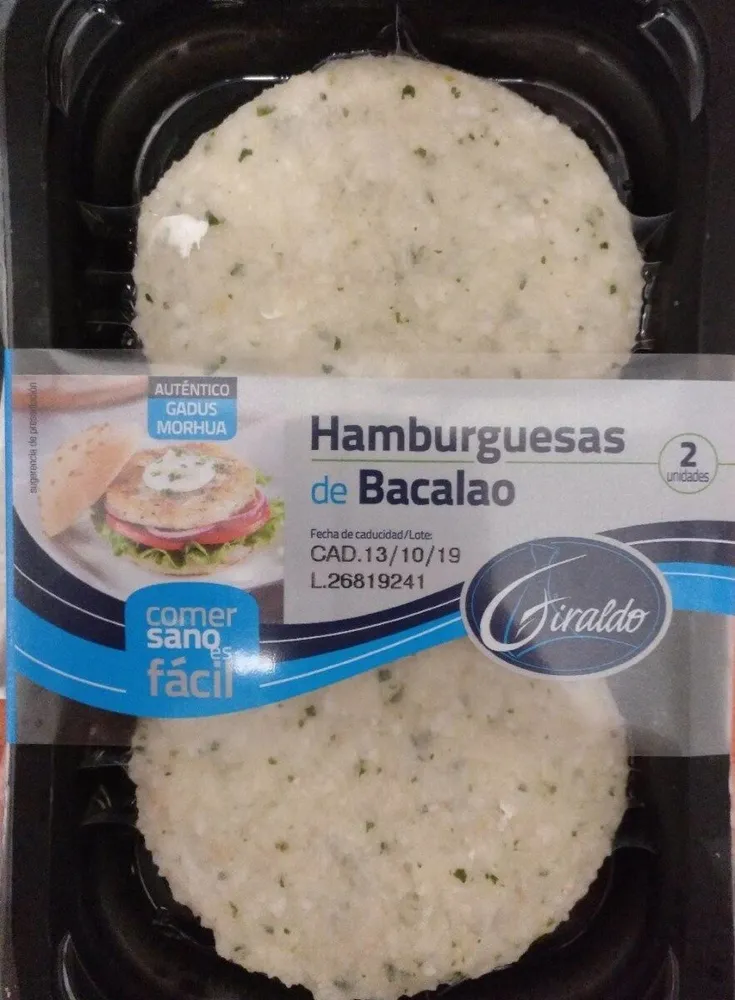 Hamburguesas de Bacalao
