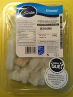 Bacalao desmigado curado en sal y desalado