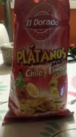 Plátanos sabor chile y limón