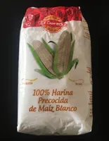 100% harina precocida de maiz blanco