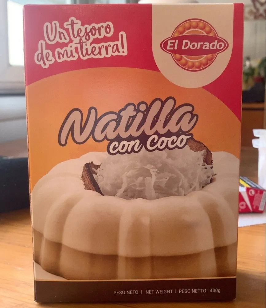 Natilla con coco