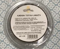 Almendra tostada largueta