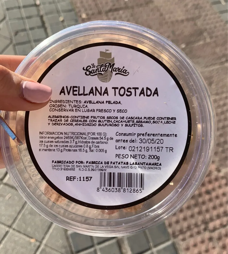 Avellana Tostada