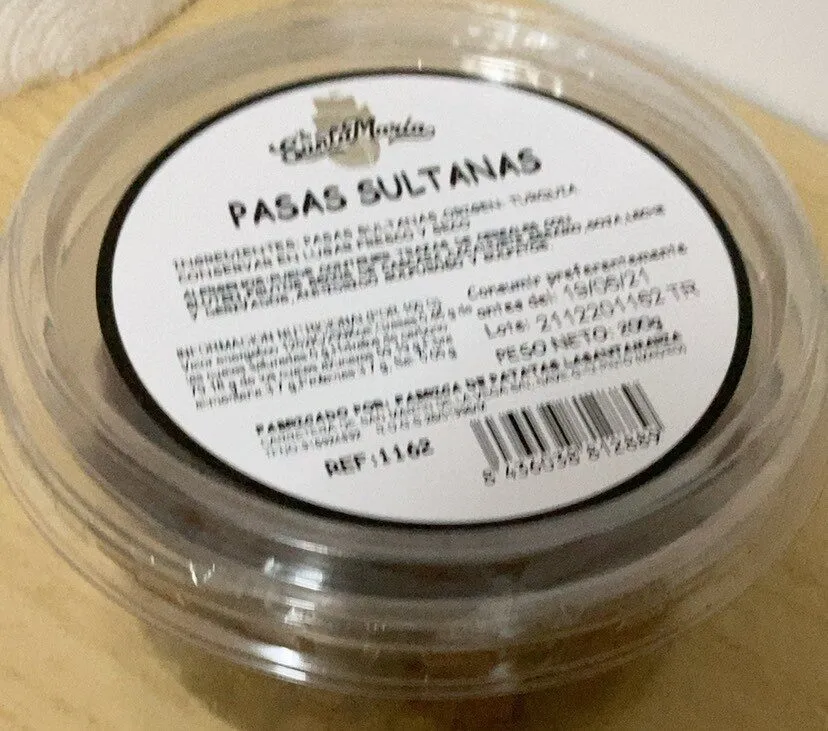 Pasas sultanas