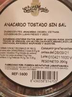 Anacardo tostado sin sal