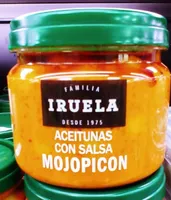 Aceitunas con salsa mojopicón