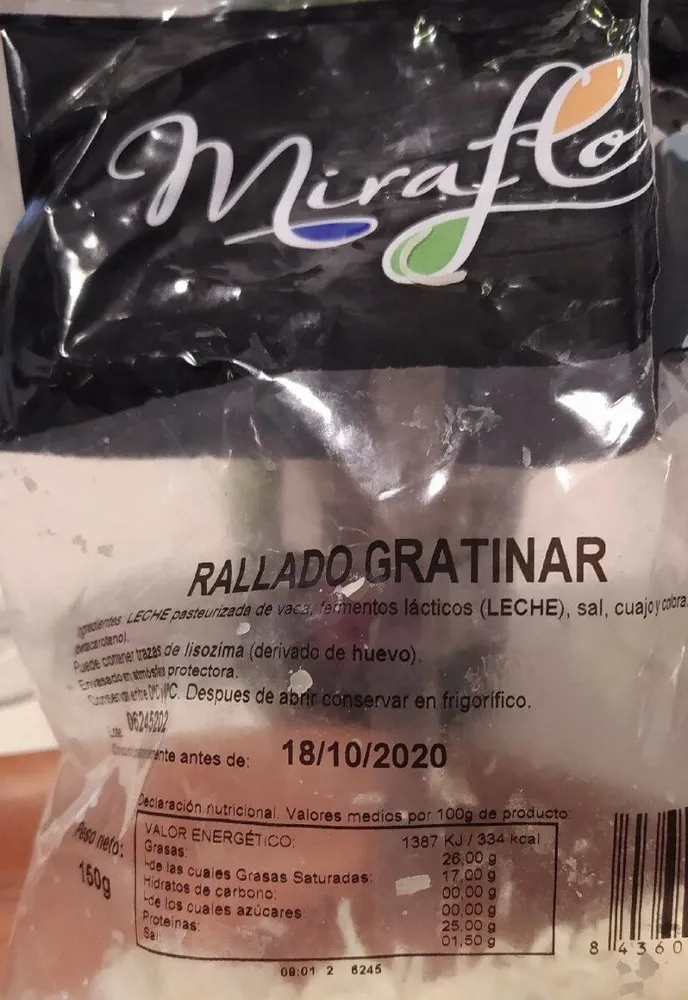 Queso rallado