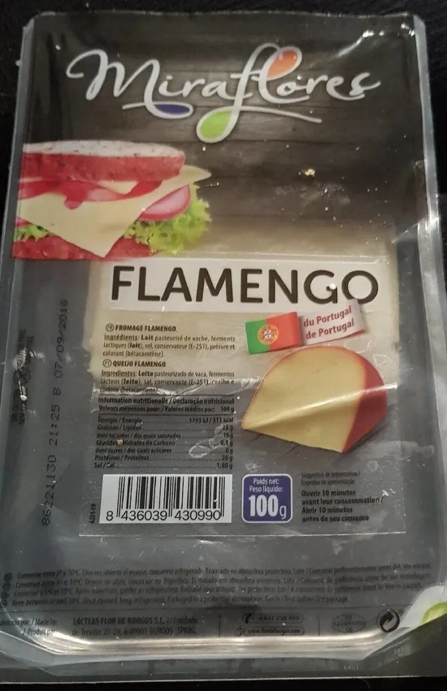 Fromage en tranche flamengo