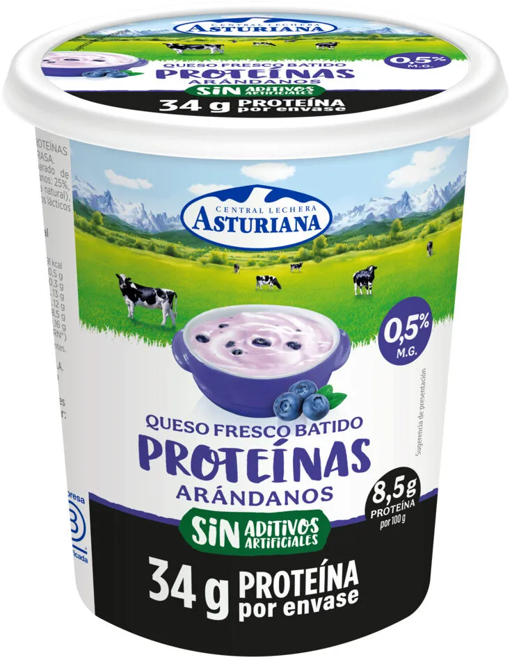 Queso Fresco Batido (Arándanos)