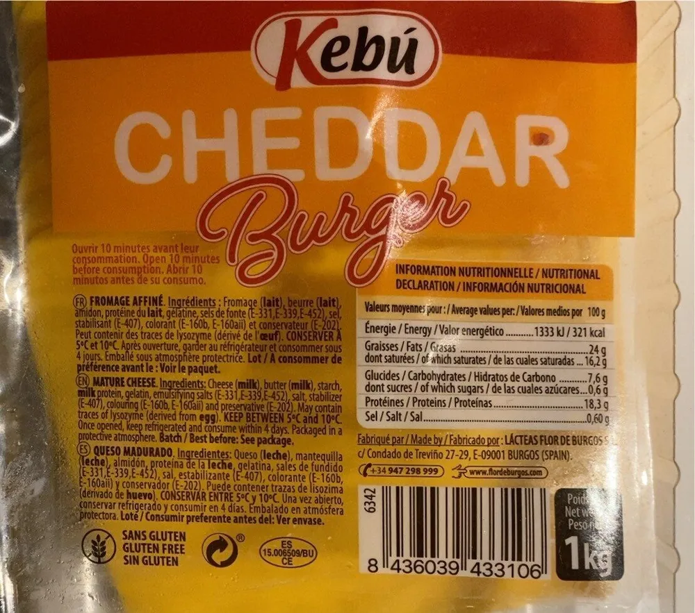 Cheddar Burger