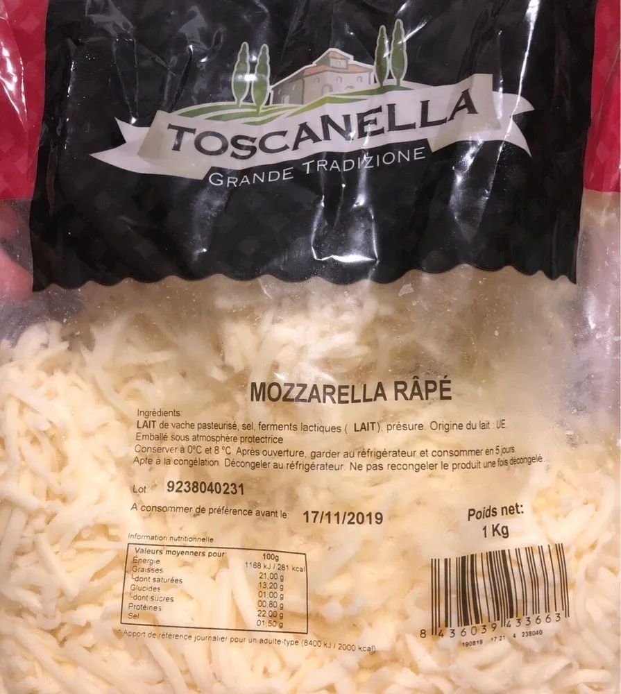 Mozzarella Râpée