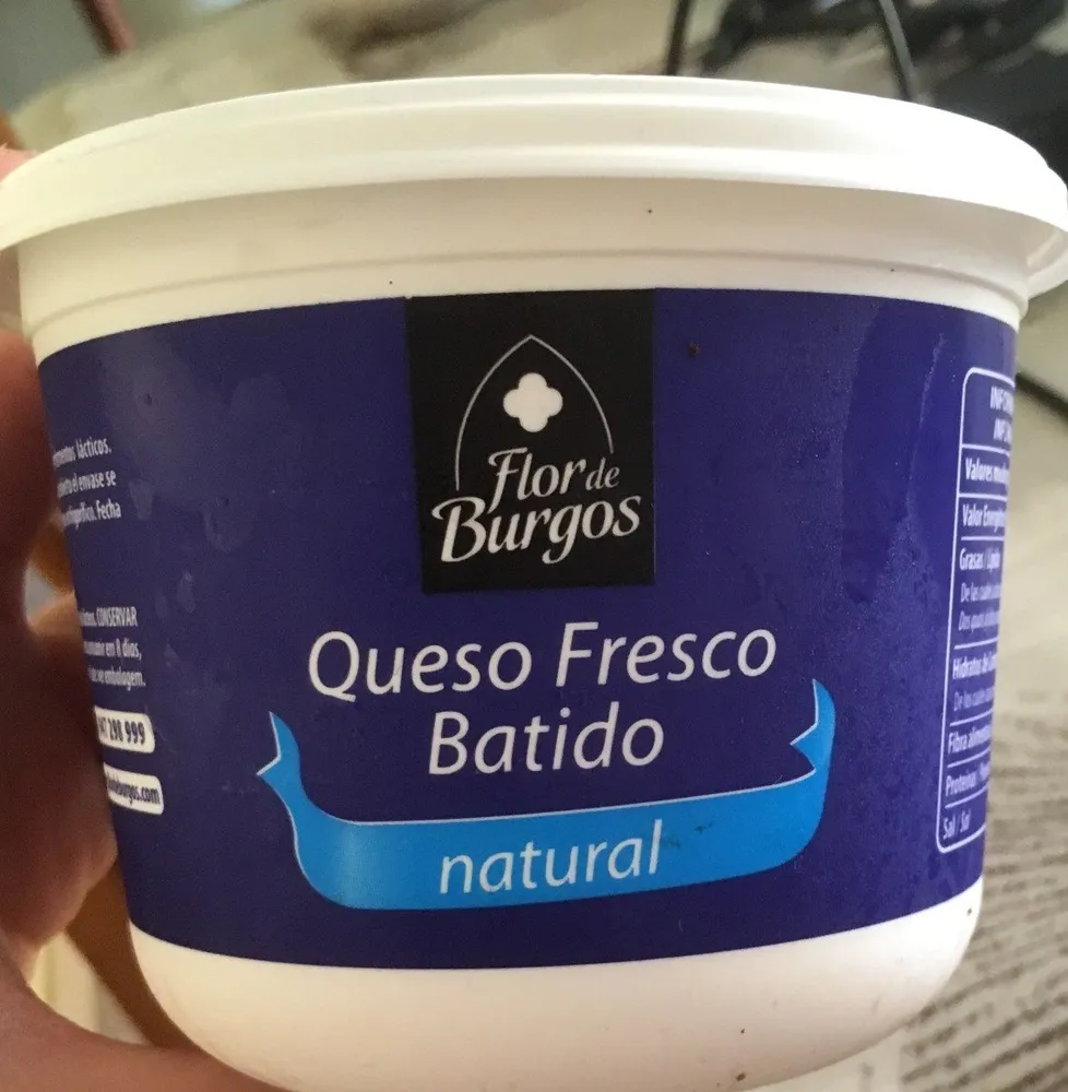 Queso fresco batido natural