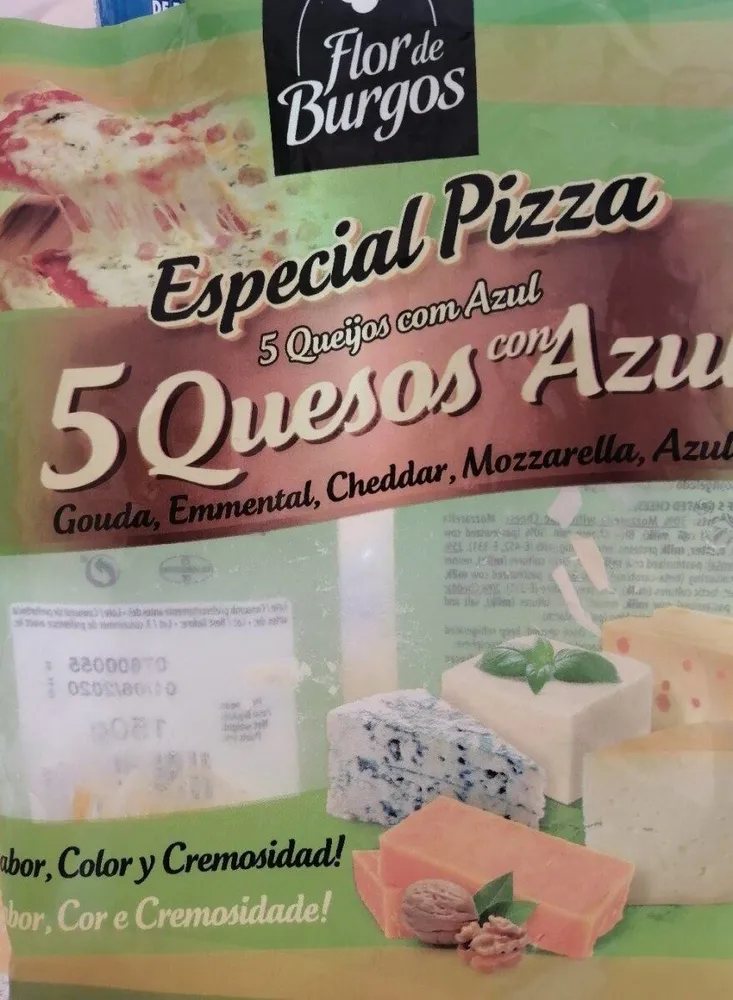 5 quesos con Azul