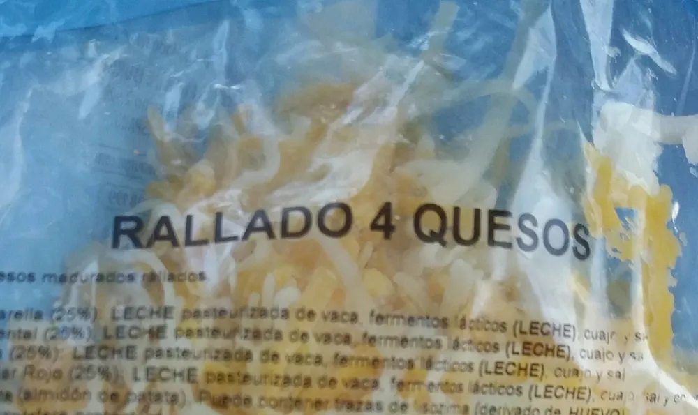 RALLADO 4 QUESOS