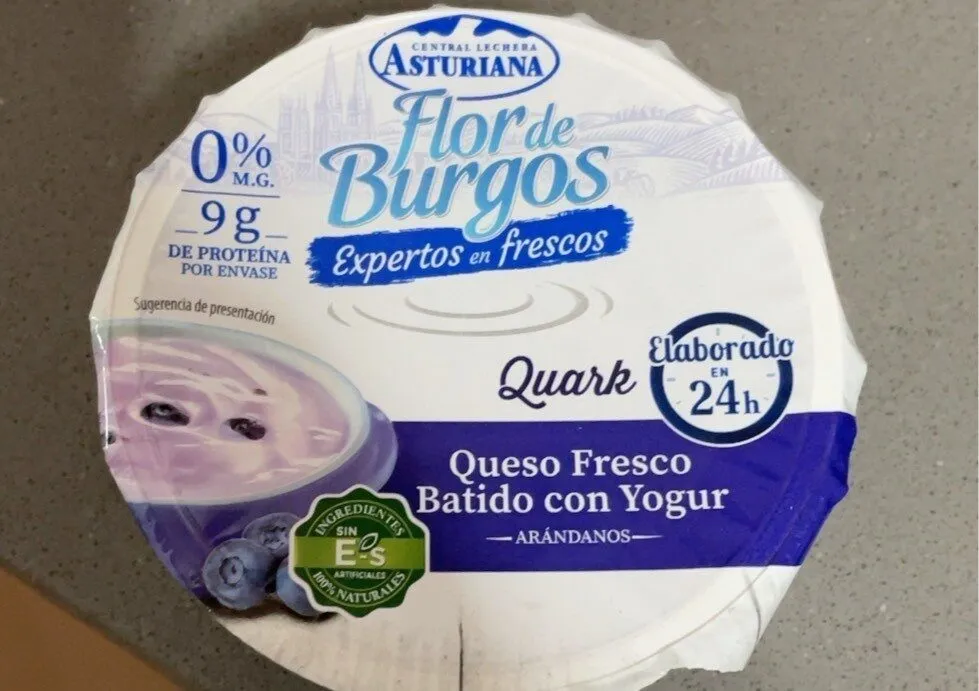 Quedo fresco batido con yogur