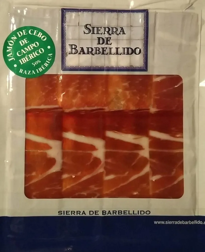 Jamón de cebo de campo ibérico 50por100 raza Ibérica