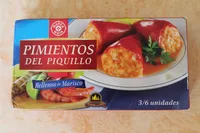 Pimientos rellenos de marisco