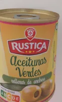 Olives vertes aux anchois