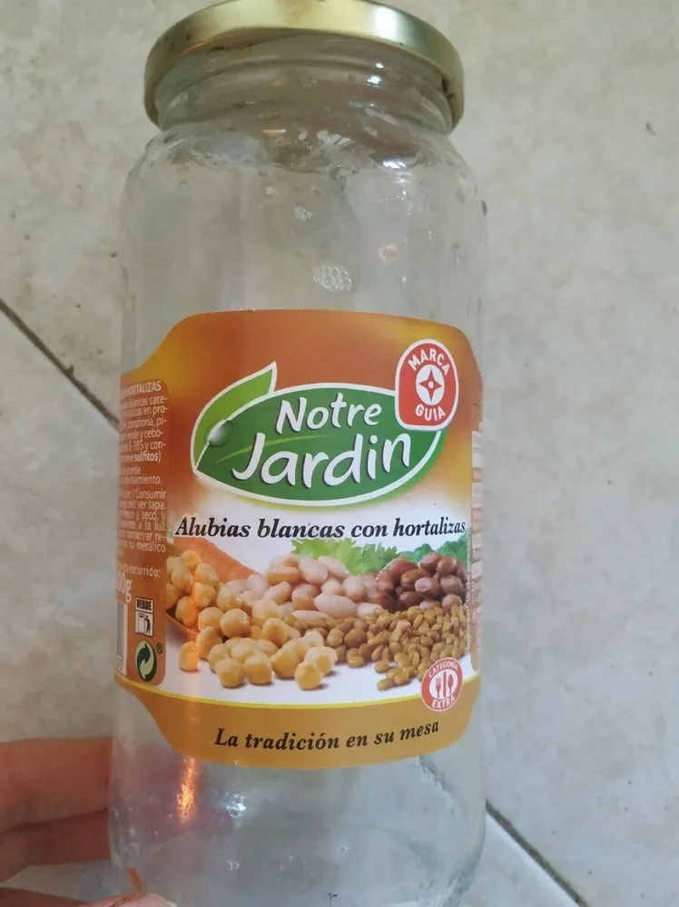 Alubias blancas con hortalizas